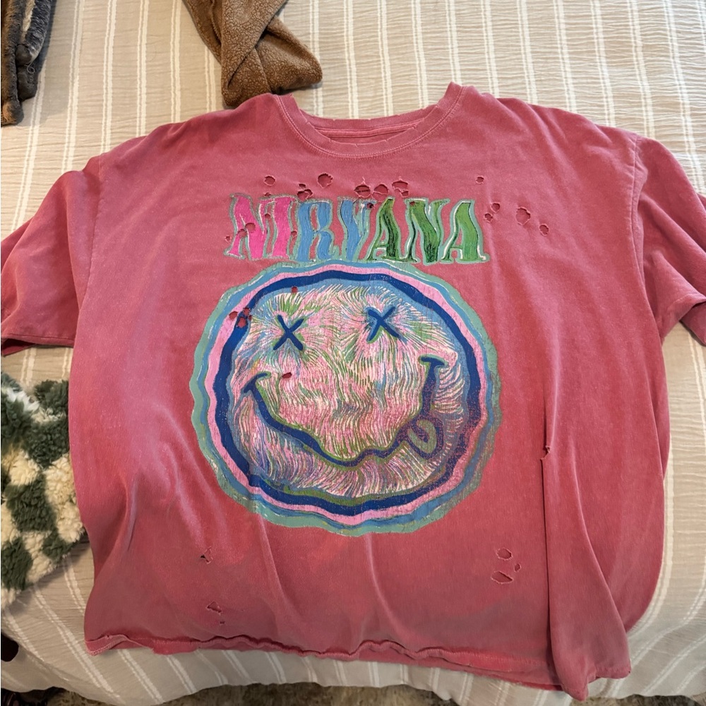 Nirvana Rose Graphic Tee